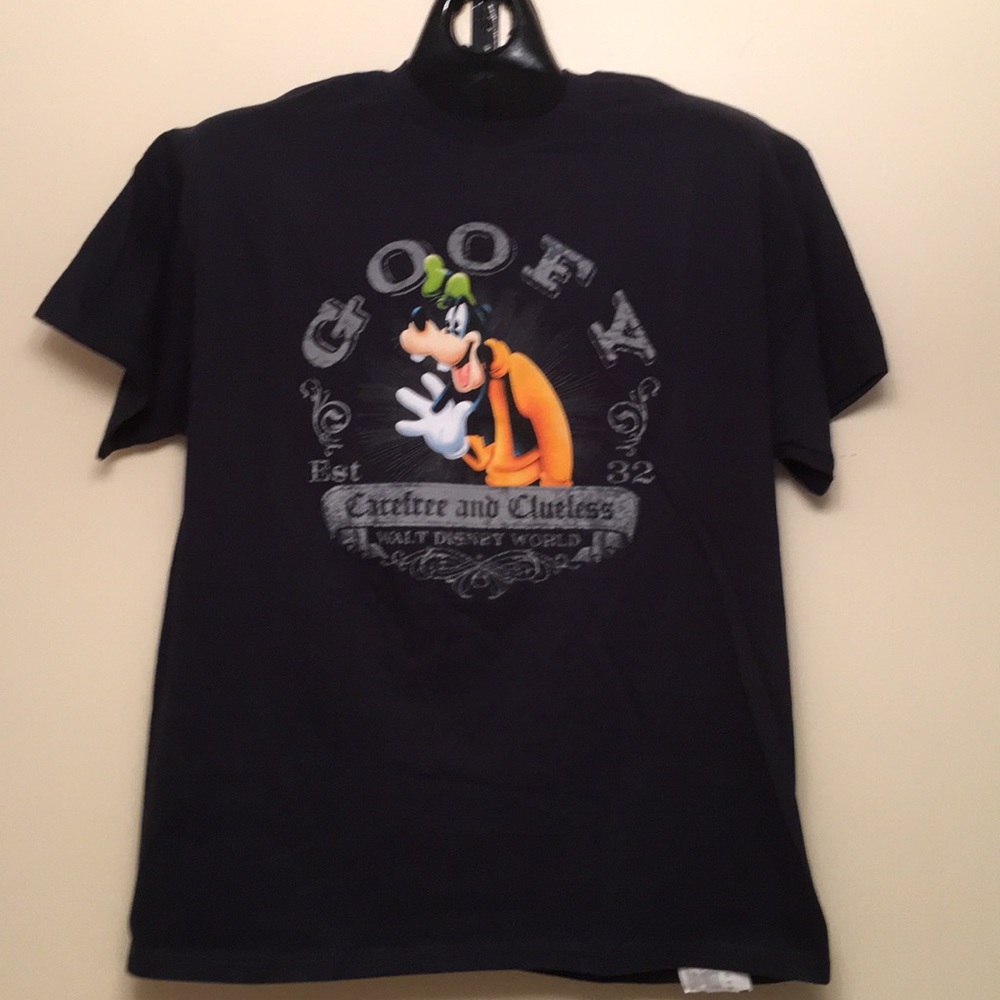 Disney Goofy Black Tee Shirt XL NWT
